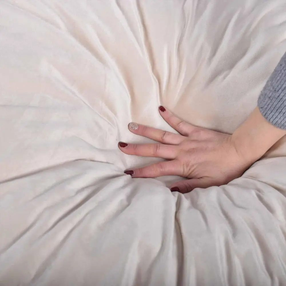 Kursi Bean Bag Beludru dengan Isian Busa Memori untuk Dewasa, Remaja, dan Anak-Anak - Sofa yang Dapat Dilepas untuk Ruang Tamu dan Asrama