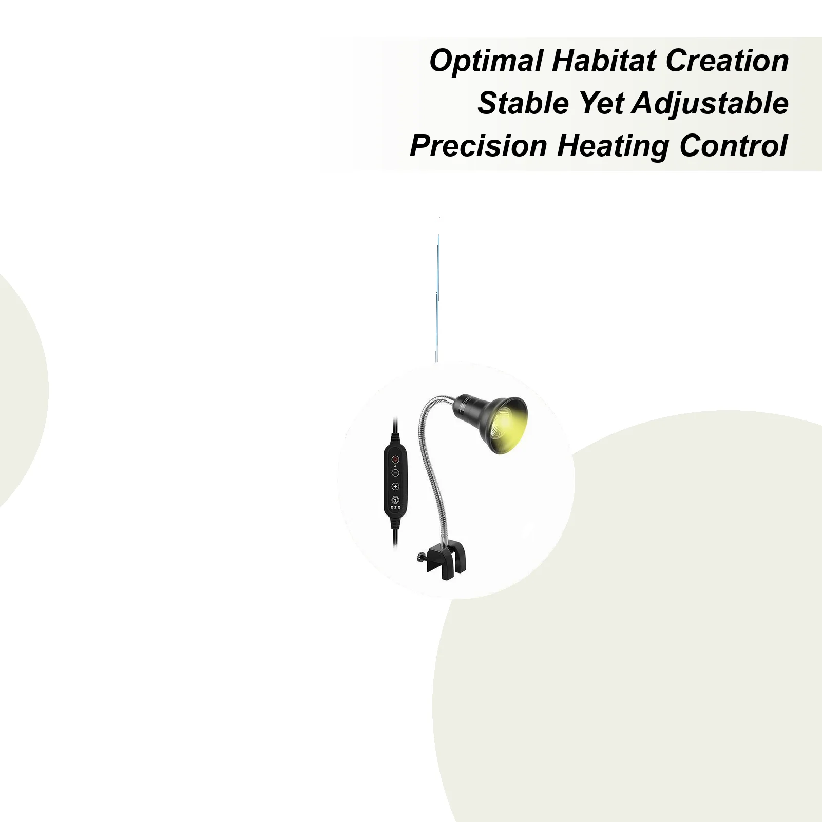 

Тепловая лампа для черепахи 75 Вт UVA с таймером, греющая лампа, тепловая лампа для черепахи для геккона, змеи, черепахи, хамелеона, гостиной, балкона