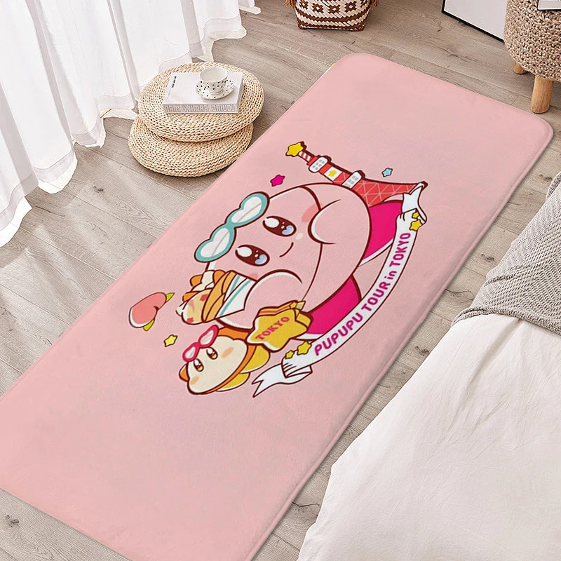 Rug for Kids Bedroom K-Kirbys Lovely Children's Room Floor Carpet Anti Slip Custom House Entrance Mat Modern Home Decoration