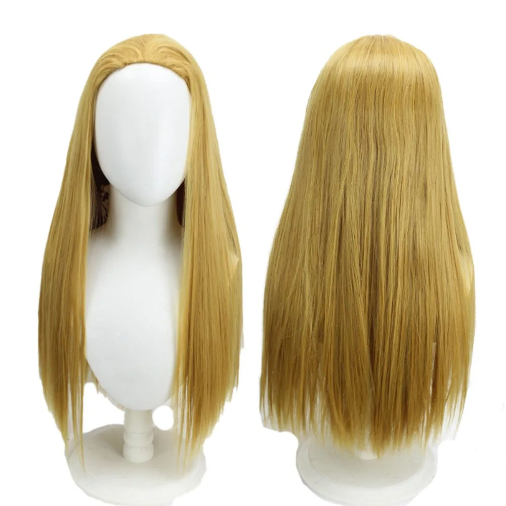 

Медовый лимонный парик для косплея, большой герой, блондинка, под стрижкой, мультяшный костюм, Comic Con