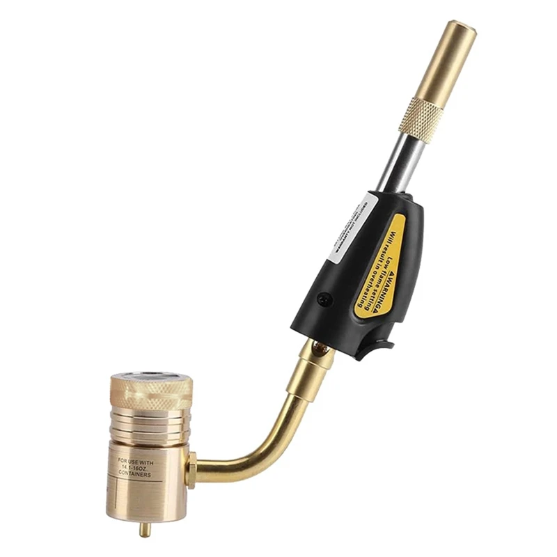 

1 Piece Turbo Torch Gas Self Ignition Turbo Torch Regulator Brazing Soldering Welding Plumbing Tool