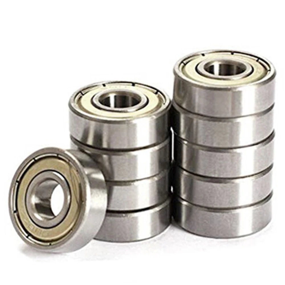 

50Pcs 608ZZ Bearing 8X22X7mm Metal Seal and ABEC-3 Precision Grade Chromium Steel Deep Groove Ball Bearing