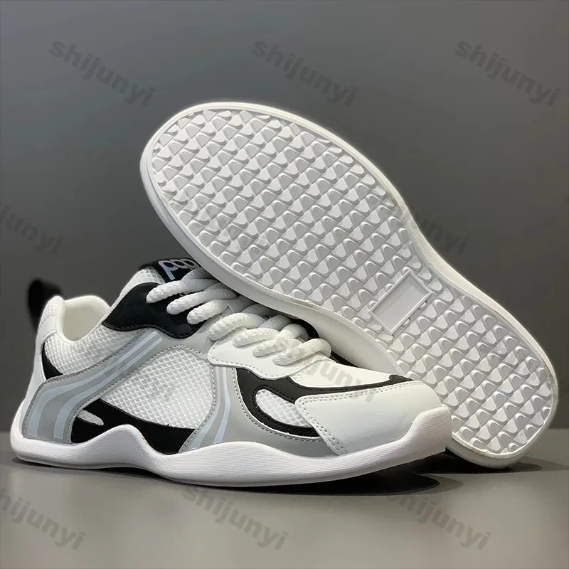

Men White Sneakers Autumn New Outdoor Mesh Breathable Non Slip Sports Shoes Lightweight Comfortable Fashion Lace Up Casual Shoes