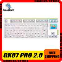 Skyloong GK87 Pro 2.0 Mechanical Keyboard Customize Screen Three Mode Gasket Wireless Gaming Keyboard Hot Swap RGB Pc Gamer Gift