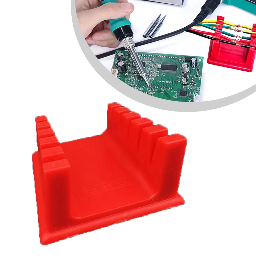 ABS Welding Wire Fixture Soldering Wire Holder Cable Clamp Holder Organizer Wire Fixture Bracket Welding Table Clamp Tools