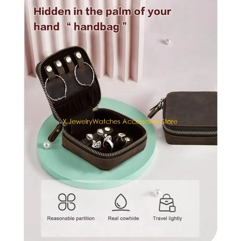 

31KD Portable Jewelry Box for Rings Earrings Necklace Bracelets Watches