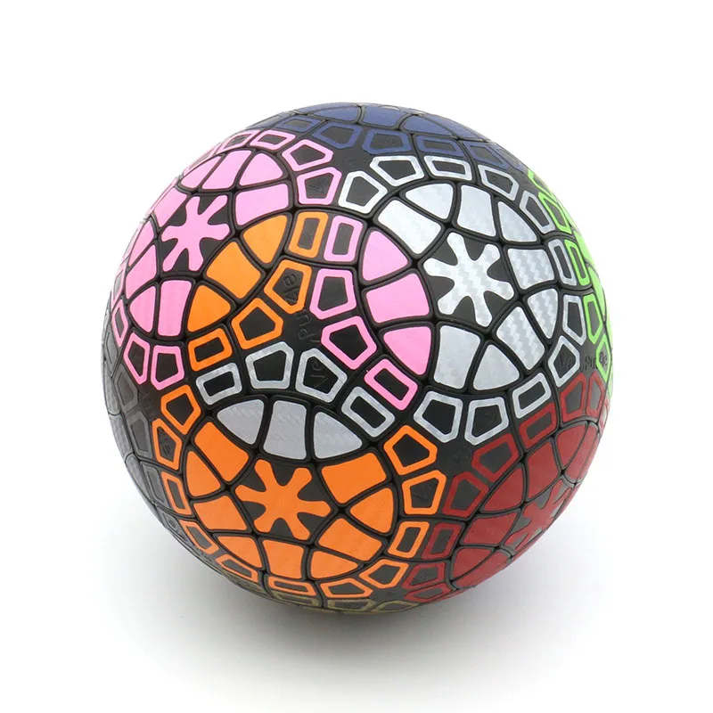VeryPuzzle Football 66 Cube 32 Axis Black Sticker Shaped Sphere Five Magic Children Puzzle Toys Burn Brain