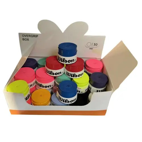 Imagen 2 del producto Overgrips para Raquetas de Tenis de Tacto Suave, Overgrips para Raquetas de Bádminton, Cintas Absorbentes de Sudor para Raquetas de Tenis Súper Viscosas