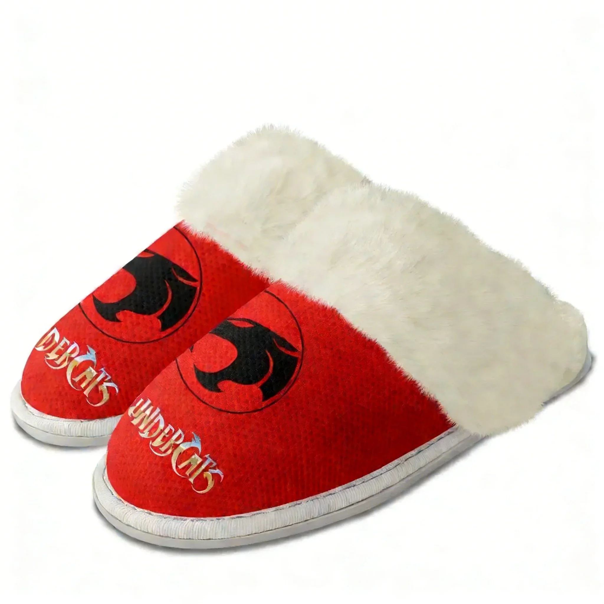

C-Cowboy Bebop Plush Slippers Keep Warm Shoes Mens Womens Home Cotton Bedroom Customized Thermal Lightweight Slipper DIY