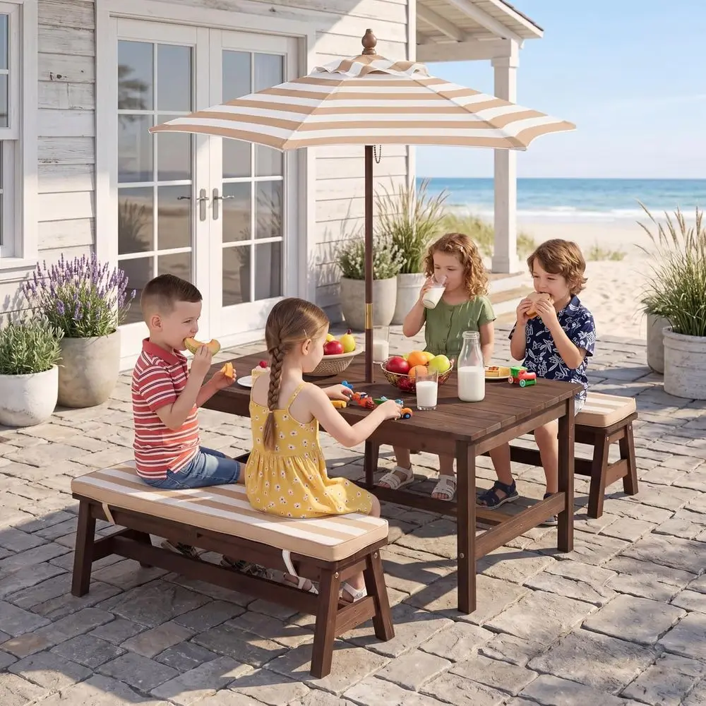 Детский стол для пикника, боль – обзор и цена Kids Outdoor Umbrella For Table
