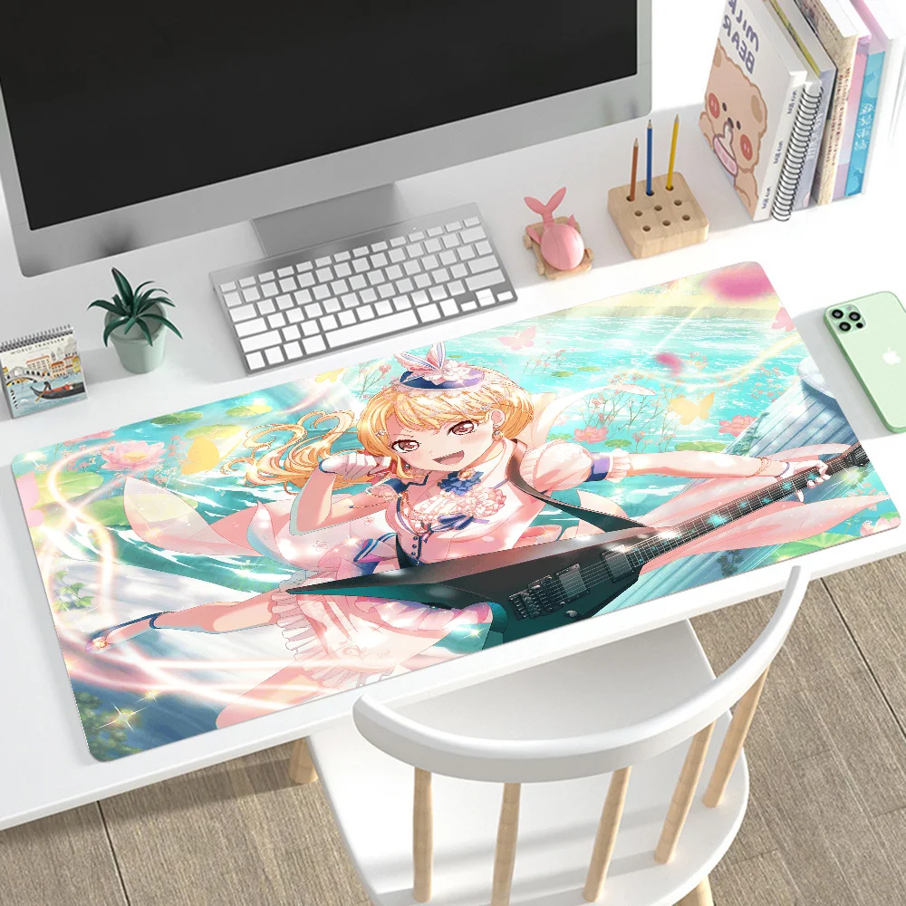 

BanG Dream Mousepad Mouse Mat Desk Mat With Pad Gaming Accessories Prime Gaming XXL Keyboard Pad Padding Mat