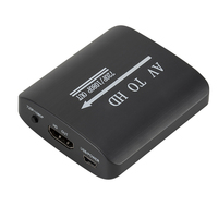 1080P HD AV To HDMI-Compatible Converter With USB Cable RCA To HDMI-Compatible Composite Adapter Support PAL for N64 Wii PS1/2/3