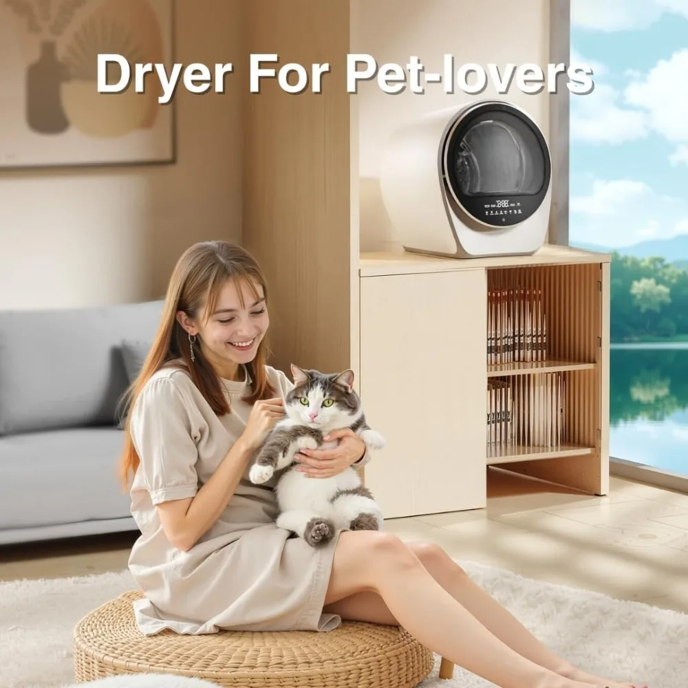 مجفف ملابس محمول S3 – فائق السرعة، سعة 1 قدم مكعب، 110 فولت، مدمج للشقق والشقة والمركبات الترفيهية والسيارة والشاحنة #5