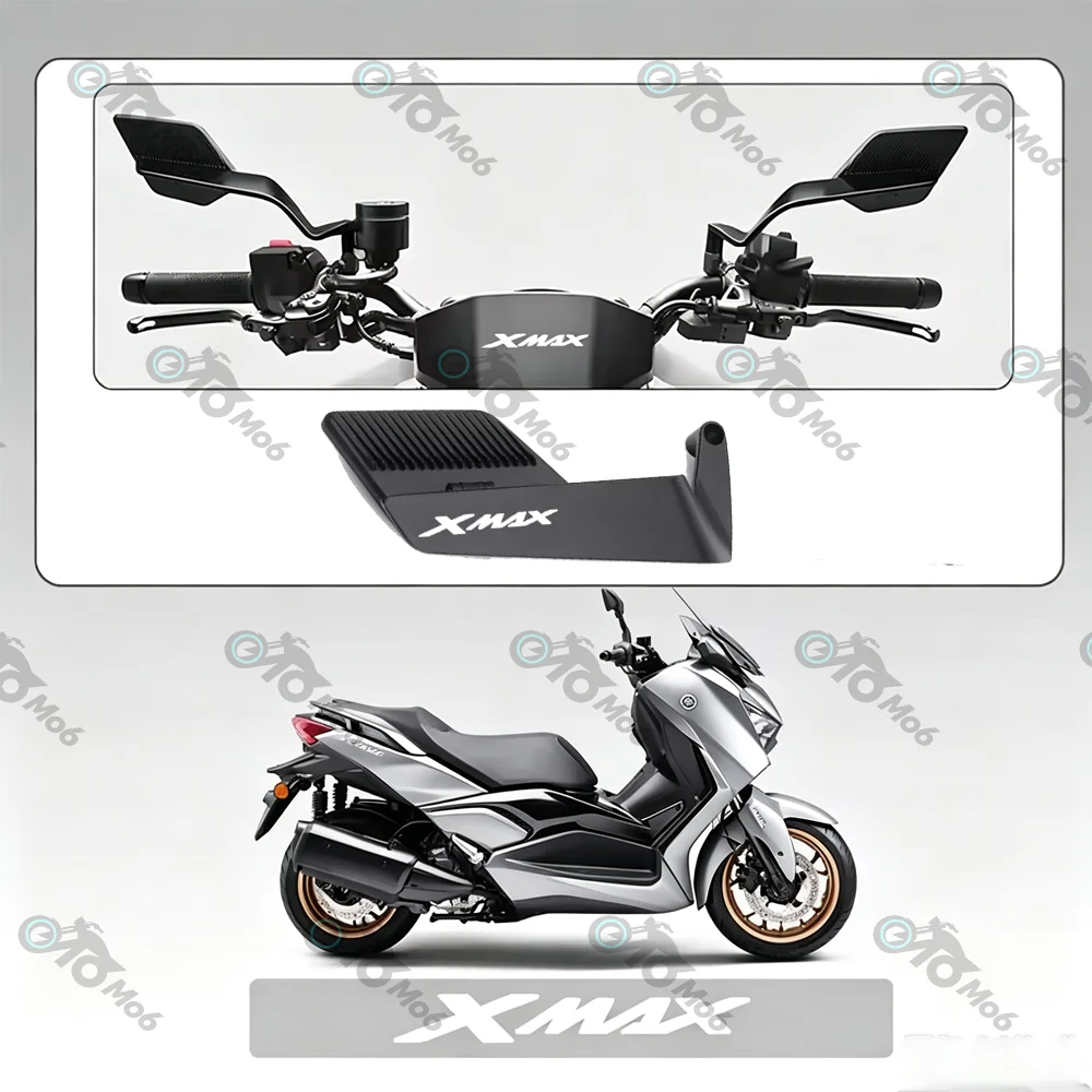 Aerodynamic Design Motorcycle Fixed Wind Wing Rearview Mirror For AMAHA Xmax300 Xmax250 XMAX Xmax125 VMAX1700 VMAX1200 XMAX