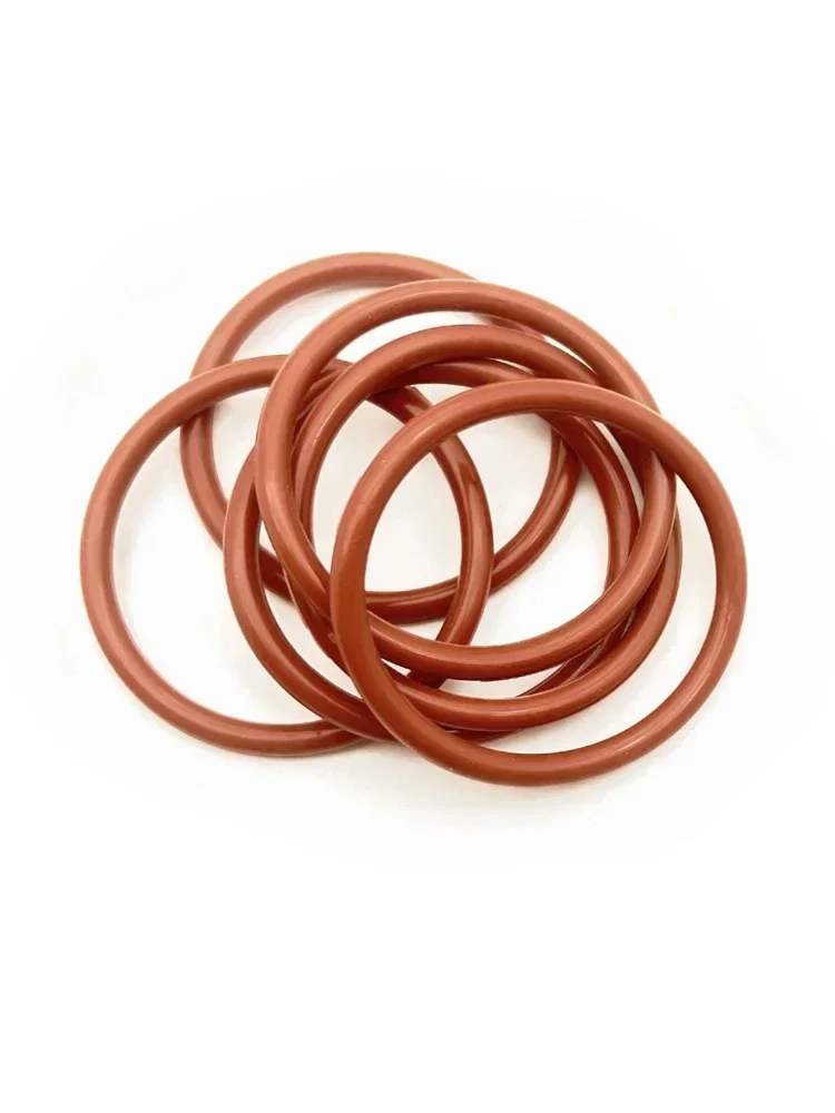 50 Pcs Red Vmq Sili…