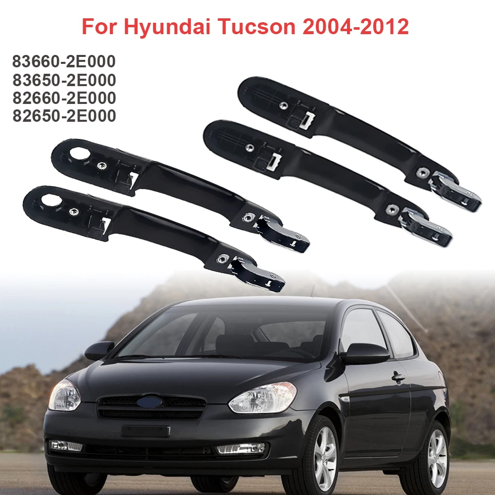 826602E000 826502E000 Exterior Outside Handle LH RHFor Hyundai Tucson 2004-2012 Rear Exterior Door Handle Bowl Car Accessories