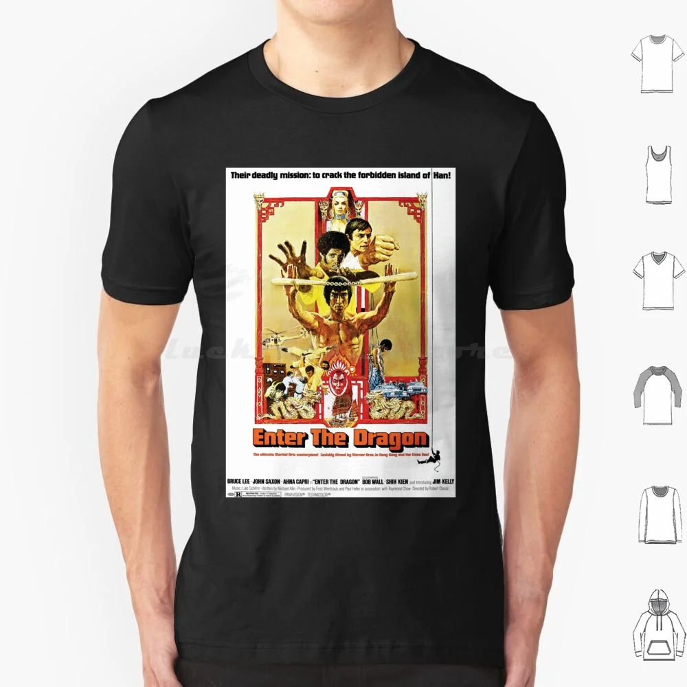 Enter The Dragon-Limited Edition Perfect Gift T Shirt Cotton Men Women DIY Print Enter The Dragon Lee Kung Fu Karate Martial