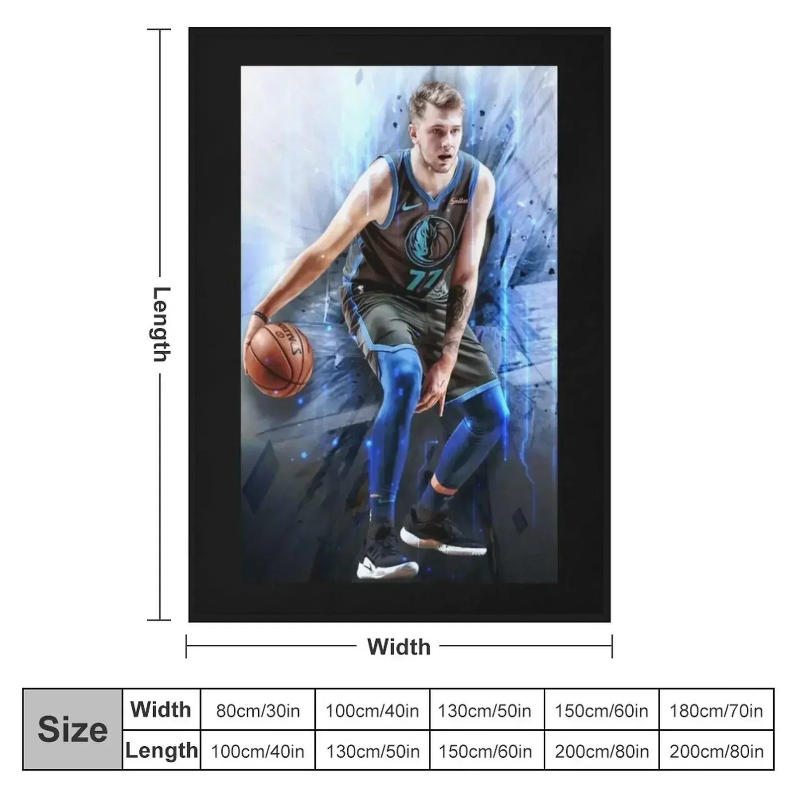 Doncic Luka Art Throw Blanket for babies Personalized Gift For Decorative Sofa Blankets