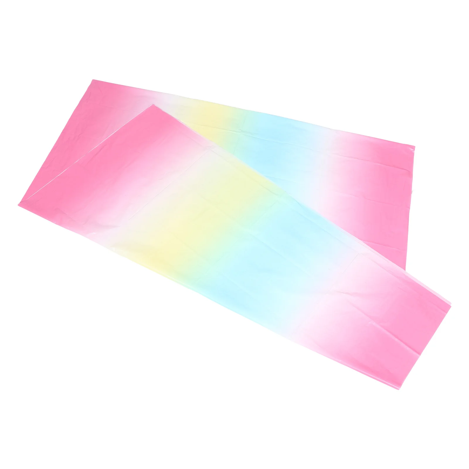 

Plastic Birthday Tablecloth Disposable Rectangular Colorful Table Cover for Parties Weddings Showers Family Gatherings Outdoor