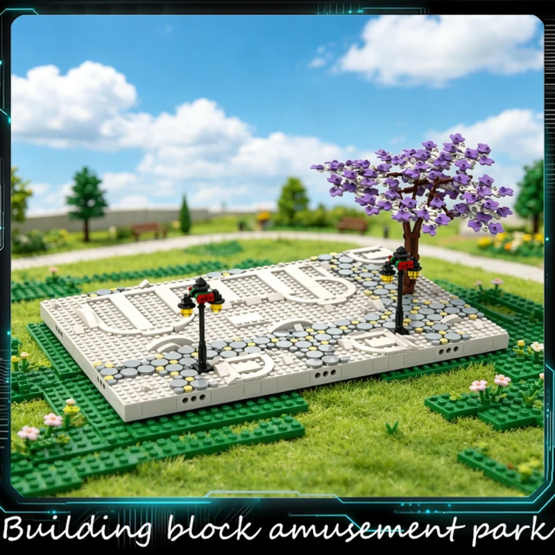 

676 Parts MOC Christmas Series Post Office Model Building Block Bricks DIY Creative Assembly Set Educational Toys Surprise Gifts