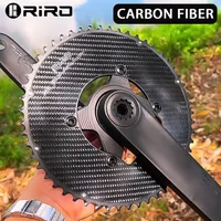 Plato de bicicleta de carretera RIRO para Shimano R7100 R8100 R9200 R7000 R8000 plato de bicicleta plegable de carbono ligero corona 110Bcd