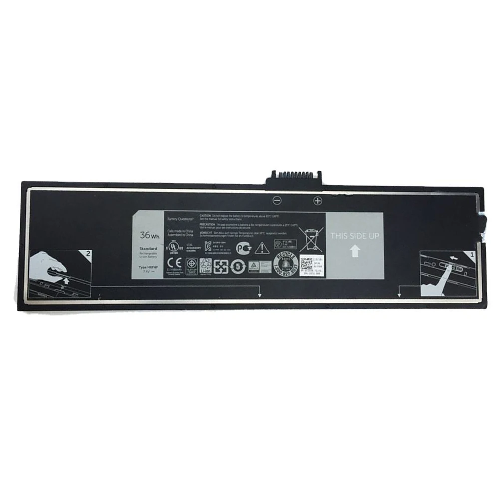 Imagem -05 - Hxfhf-bateria Original Genuína do Portátil 7.4v 36wh Dell Local 11 Pro 7130 7139 Vt26r 451-bbgs Vjf0x Xny66 2icp7 53 105 Novo