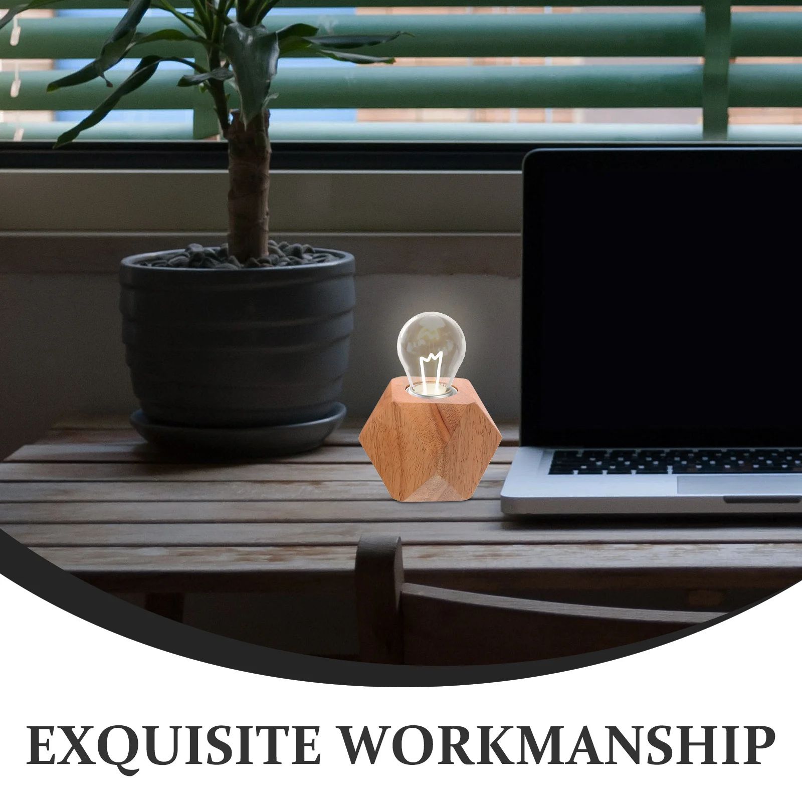 

Rhombus Wooden Table Lamp E27 Bulb Holder Uk 3 Pin Plug Button Switch Decorative Lighting Fixture Diy Lamp Kit