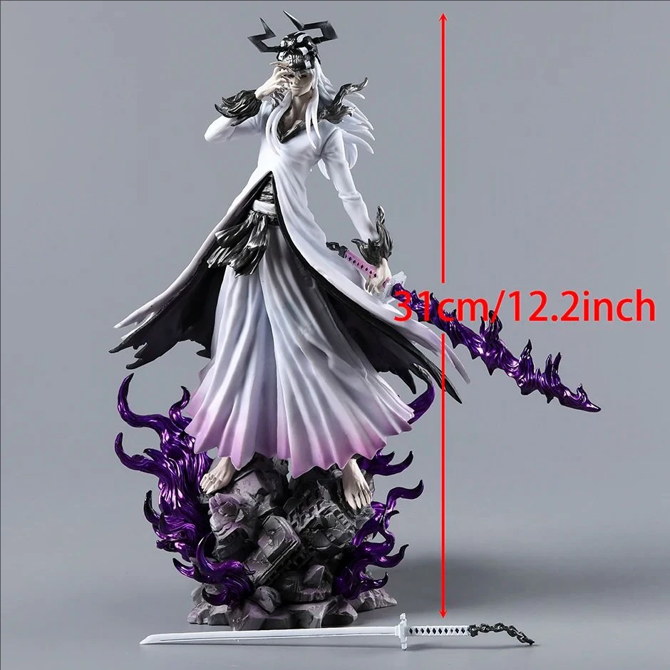 31-33cm 블리치 쿠로사키 이치고 두 형태 대형 애니메이션 피규어 모델 스태츄 소년 컬렉션 데스크탑 장식 오너먼트 장난감 선물