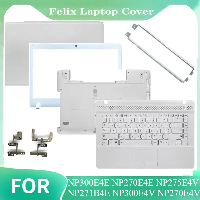 

For NP300E4E NP270E4E NP275E4V NP271B4E NP300E4V NP270E4V NEW Laptop LCD Back Cover Front Bezel keyboard Bottom Case