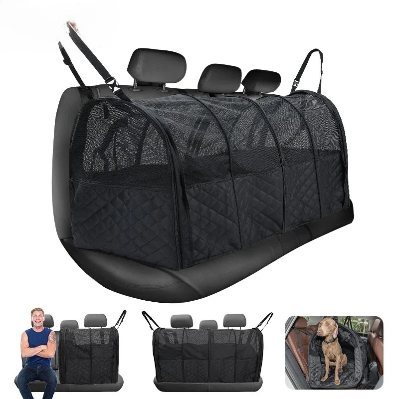 Car tunnel cage, portable adjustable large puppy dog cage