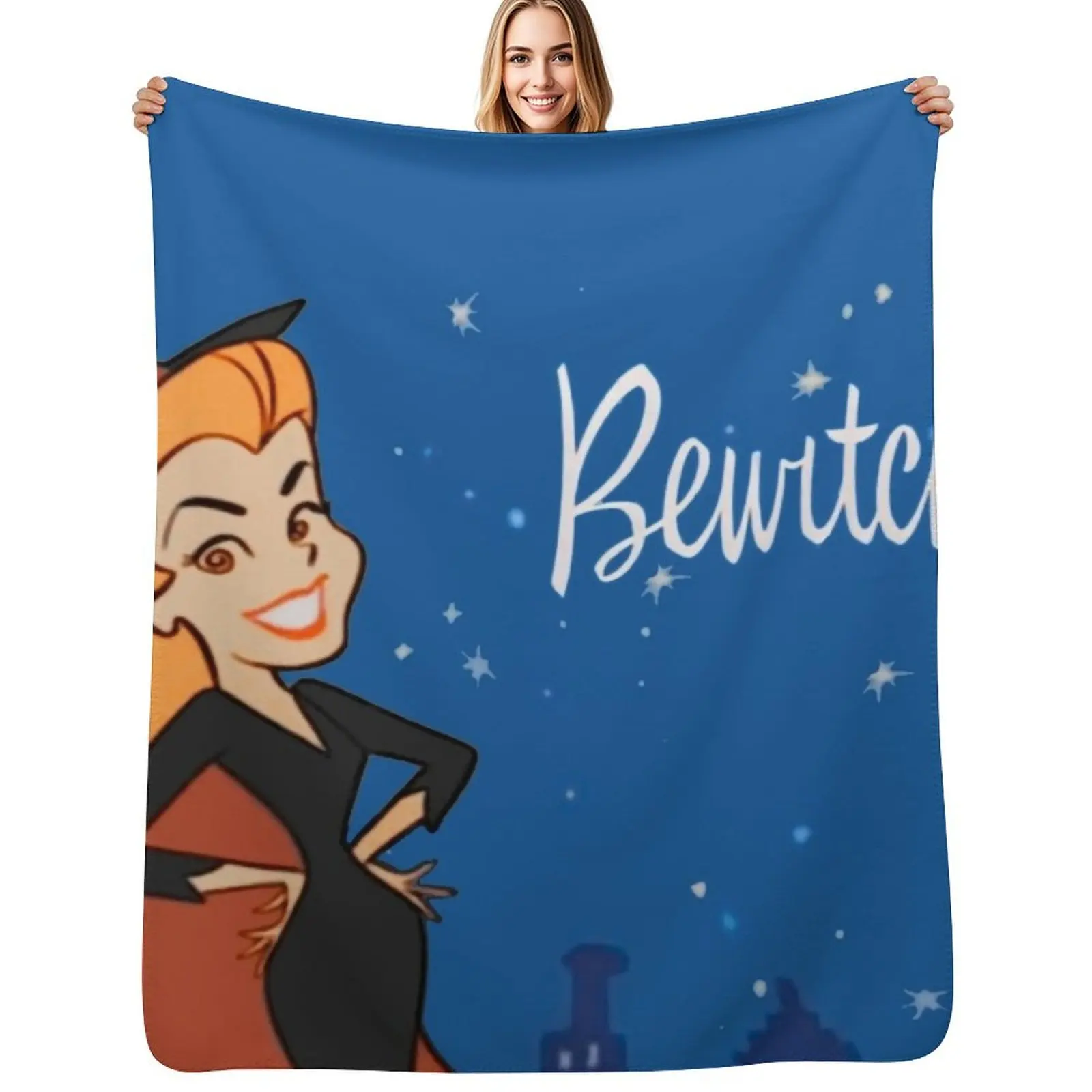 

Bewitched Show Opening Title - Just wiggle your nose !!! Throw Blanket Designers Loose Sofa Quilt valentine gift ideas Blankets