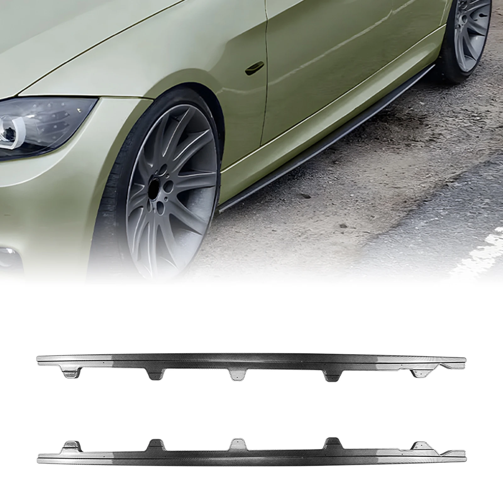 

Накладки на пороги для BMW 3 серии E90 E91 M Sport 2005-2012