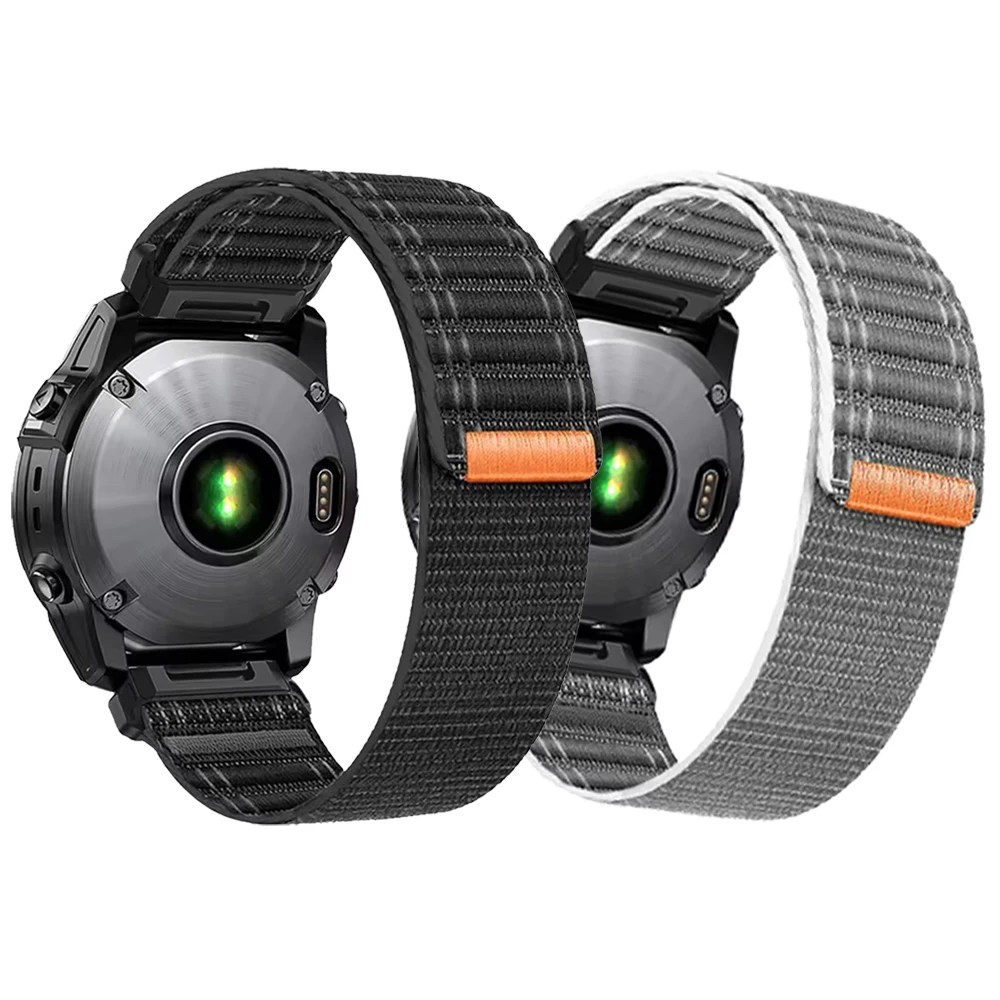 

Спортивный нейлоновый ремешок QuickFit 26 мм 22 мм для Garmin Fenix 8 E 47 мм 51 мм 7 7X 6 6X 5X Plus/Epix Pro Gen 2/Instinct 2X ремешок