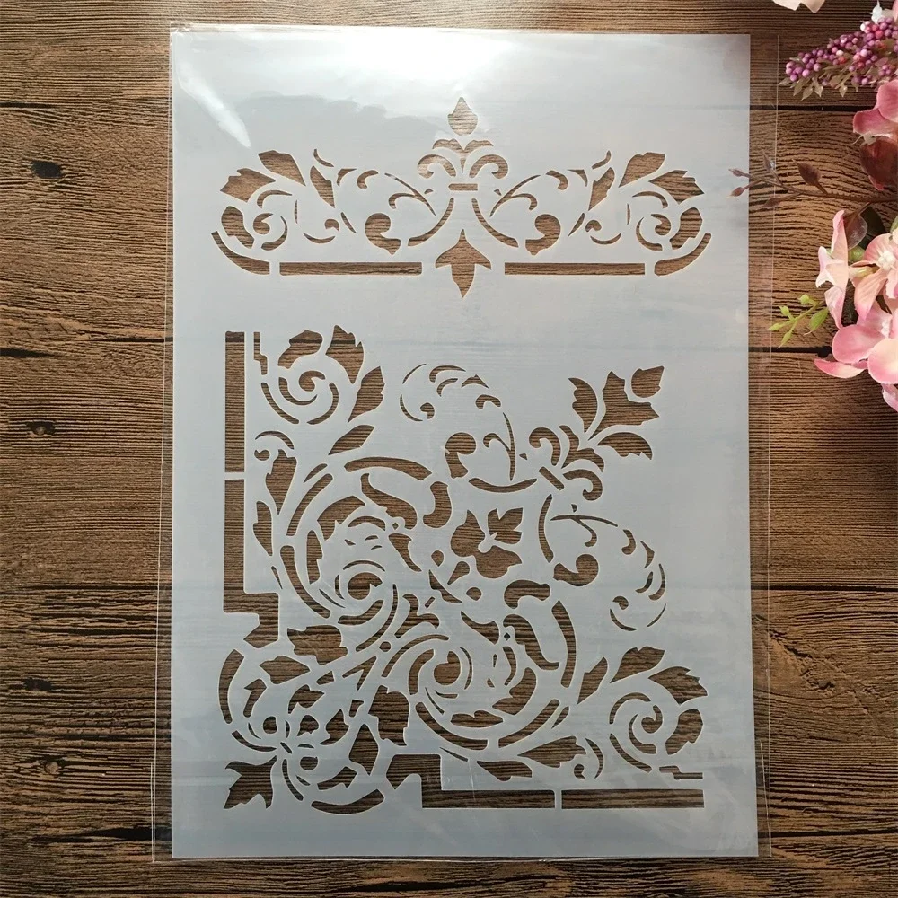 

Трафареты A4 29 см с изображением Дворцовой короны для самостоятельной сборки, настенная живопись, Искусственный Декоративный шаблон