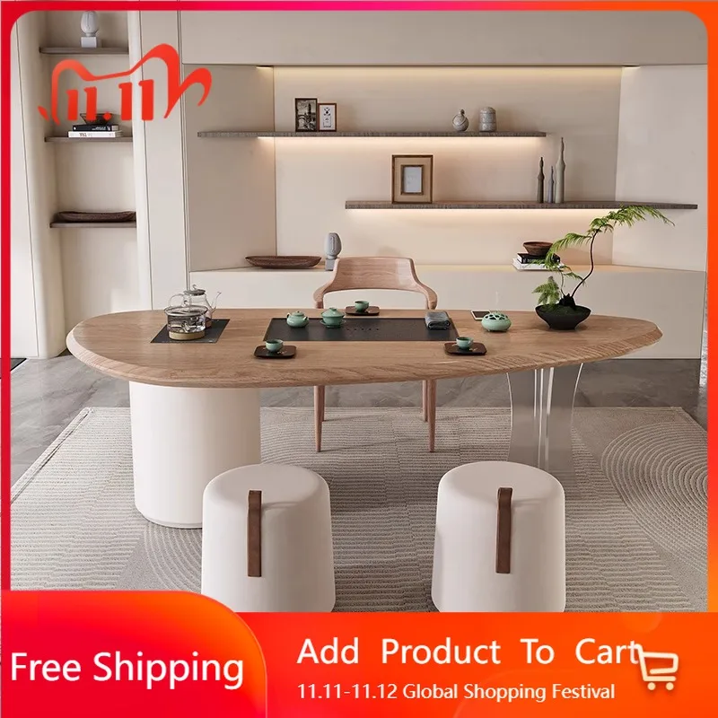 

Журнальный столик из цельного дерева, скандинавский современный минималистичный уникальный дизайн журнального столика, винтажная мебель Mesas De Centro Para Sala