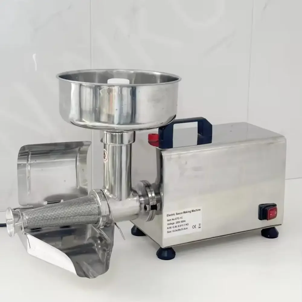 450W 220V Electric Tomato Sauce Juicer - Garlic Blueberry Strawberry Jam Maker, Multifunctional Food Grinder