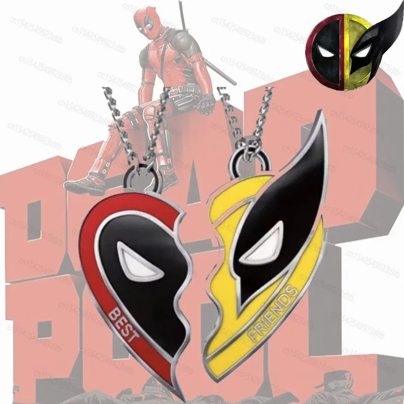 Disney Deadpools Superheld Mannelijke En Vrouwelijke Sieraden Accessoire Ketting Hanger Hartvormige Cosplay Het Verjaardagscadeau Van Een Vriend