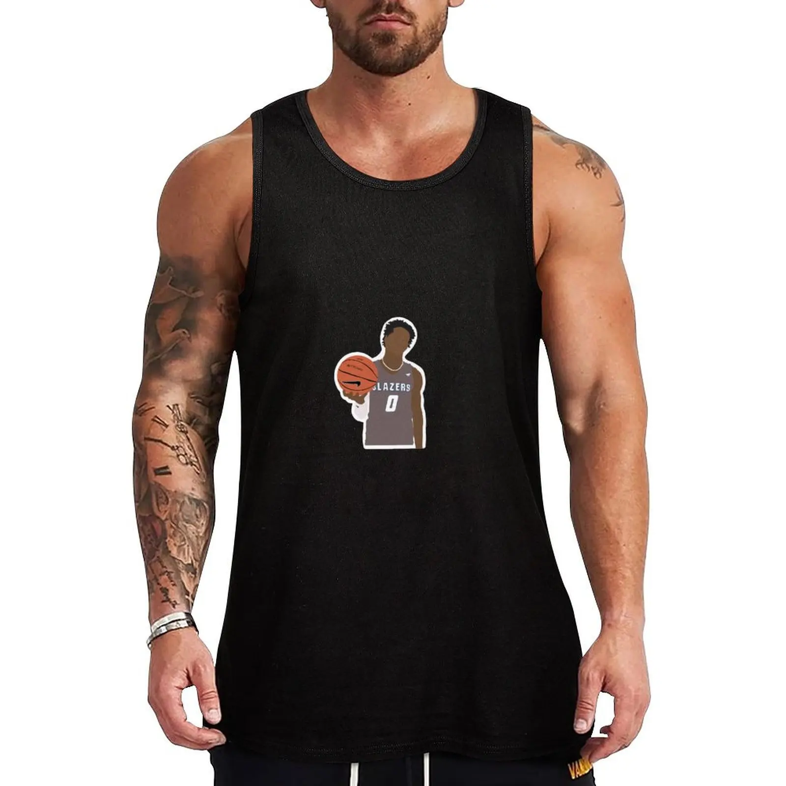 Bronny James Tank Top bodybuilding men Man clothes for gym T-shirt Men's gym