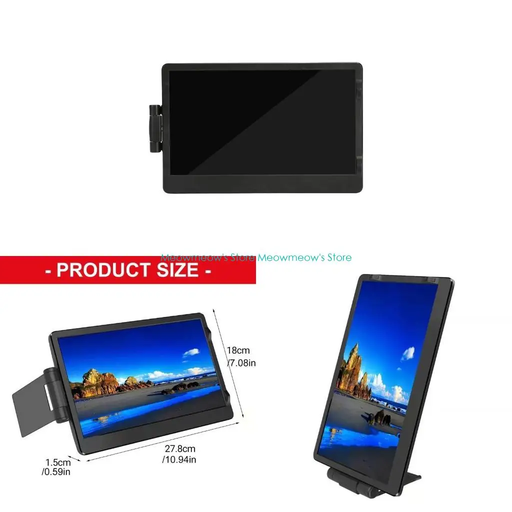 W91A External Monitor For Office Entertainment IPS Display Screen For Multiple Device