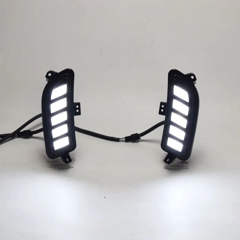 SAAR مناسبة لـ 15 موديلًا من Zhonghua V3 دليل ضوء LED خاص على طراز موستانج أضواء النهار الجري S