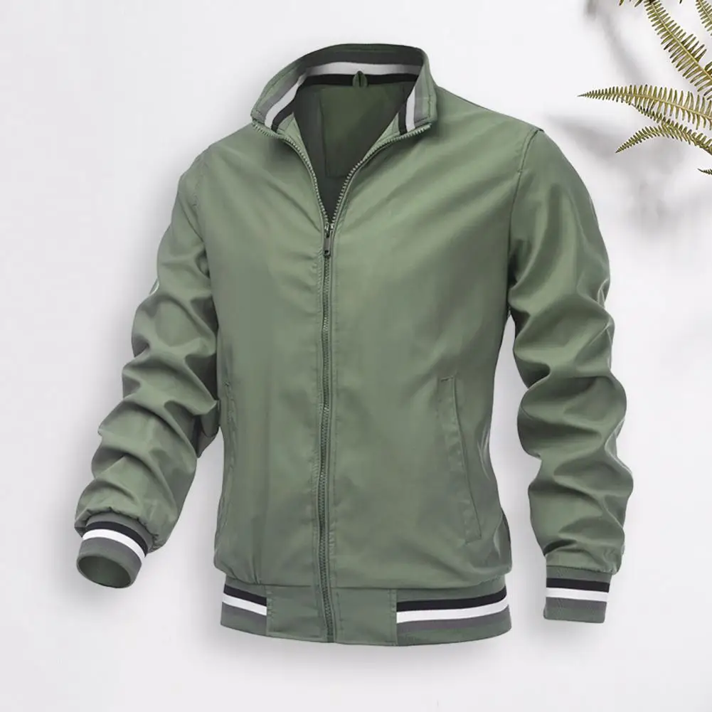 Men’s Windbreaker Jacket White Casual Jacket Fashion Men Outdoor Waterproof Sports Coat Spring Summer Bomber jacket Men Clothing