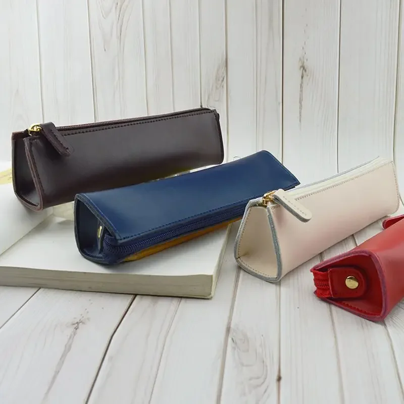 

New Simple Large Capacity Pencil Bag Niche Business Office Storage Bag Junior High School Students Bag Boy Korean Stationery