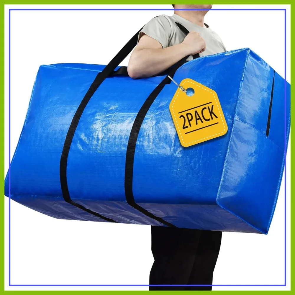 

Extra Large Storage Bags 68x30x22 inch Heavy Duty Moving Bags 2-Pack