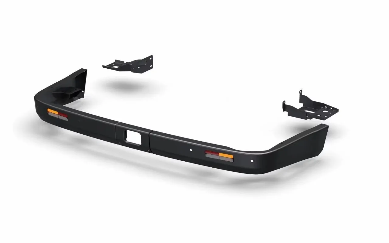LX570 12-15 heavy-duty hidden blade front bumper rear bumper side pedal carbon steel off-road