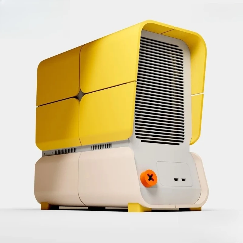

Retro Technology Medium Tower Chassis Simple Wind Home