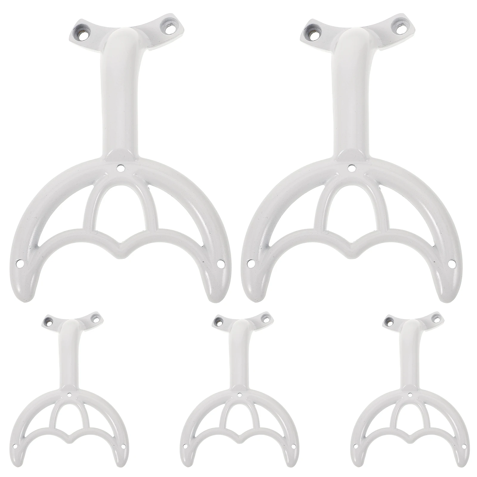 

5pcs White Fan Blade Support Rods Heavy Duty Ceiling Fan Bracket Mount Replacement Arms for Home Hotel Ventilation Supply