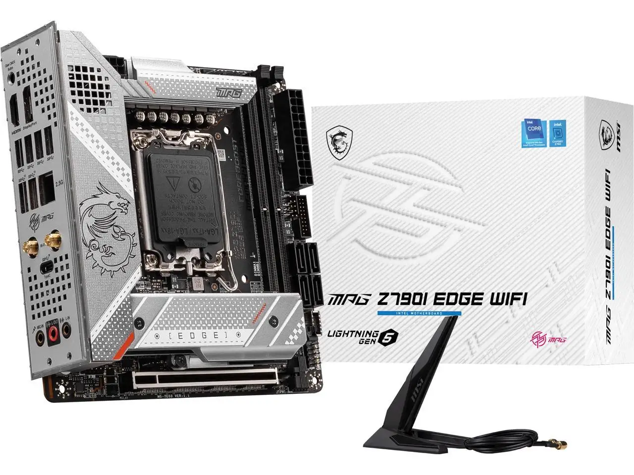 Scheda madre MPG Z790I EDGE WIFI LGA 1700 Z790 DDR5 SATA 6 Gb/s Dual Channel M.2 Port Desktop integrato