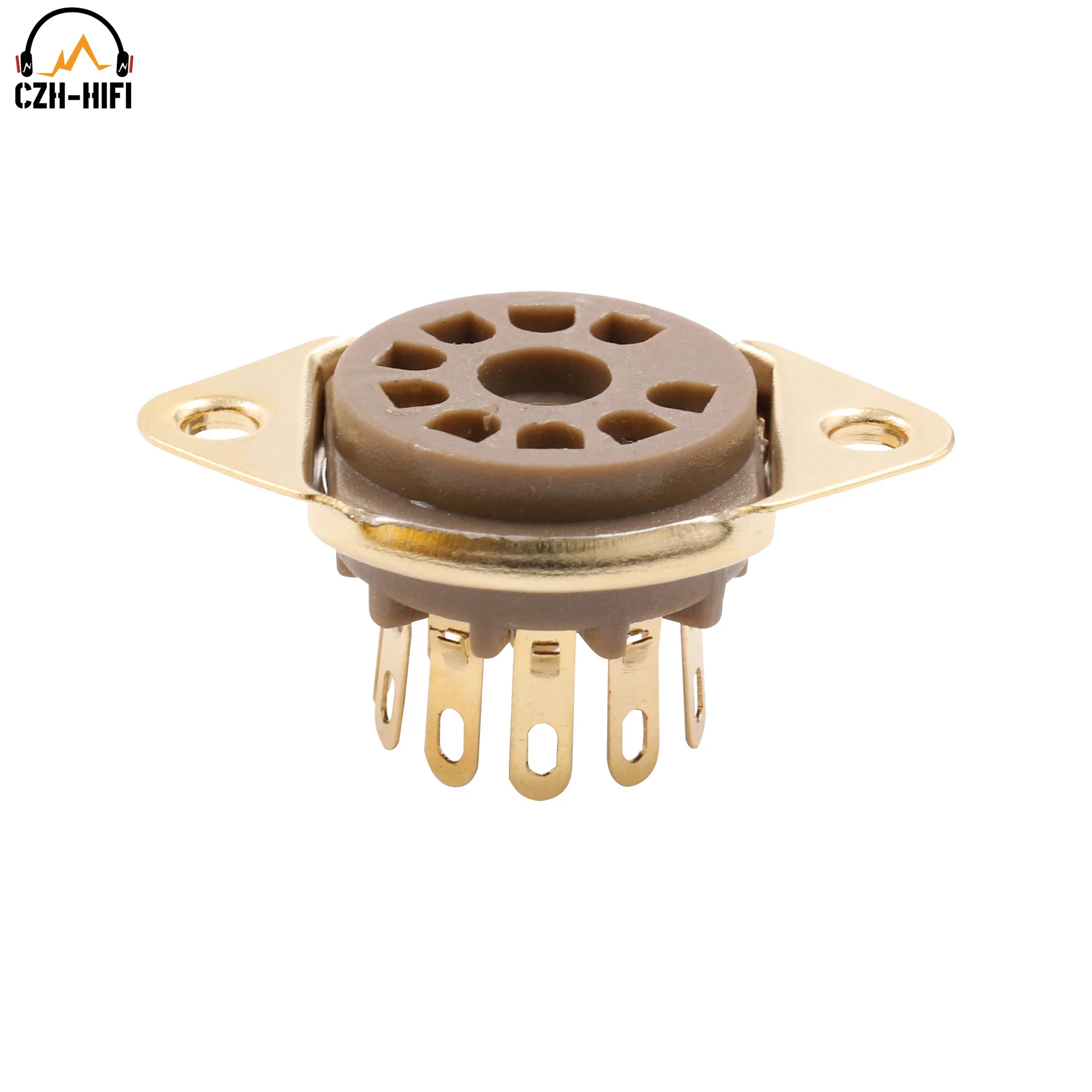10 pz 9 Pin Bachelite Tubo Presa Valvola Base Per 6922 ECC83 ECC82 EL84 12AT7 12AX7 12AU7 Vintage Amplificatore Audio HIFI progetto FAI DA TE