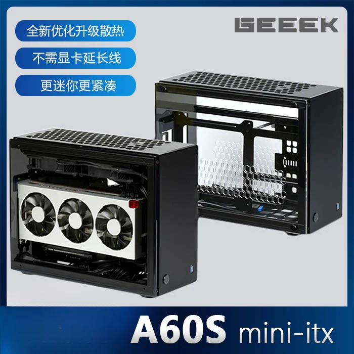 A60S Mini A4 Sfx 240 Water-cooled Itx Transparent Chassis