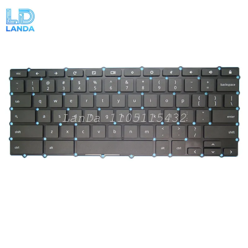 Laptop Replacement US Keyboard For Google AELI9U01010 LI9 WBM14L13US-9204 S0E-NCB172B 002-14L18LHA17 SOE-NCB172B NO Frame New